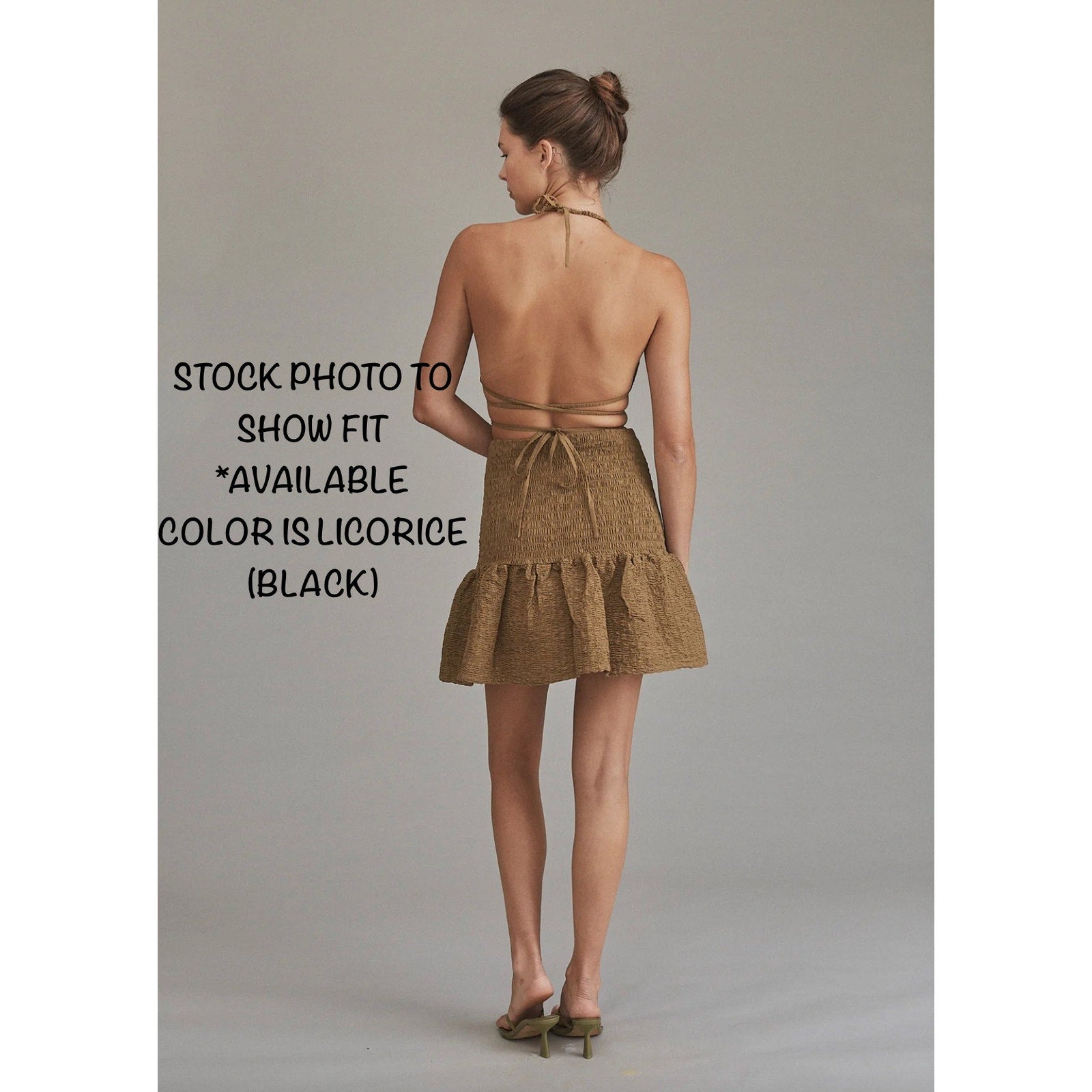 Acacia Swimwear Tove Skirt - Licorice