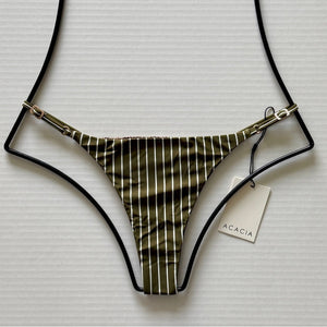 acacia swimwear Acacia Swim RALPHY Bikini Bottom - Hinahina - High Cut, Minimal Coverage - M / L – PerfectKini