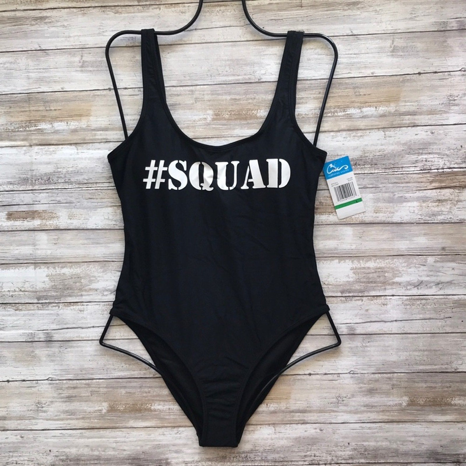 California Waves #squad High Cut Leg One Piece