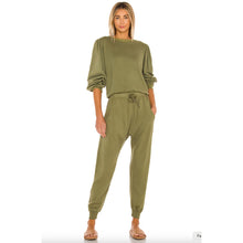 Acacia Swimwear Nora Organic Terry Sweatshirt - Basil