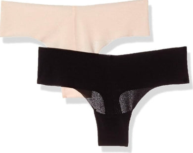 Cosabella Cosabella Lingerie AIRE Low Rise Thong Panty 2 Pack -Black/Nude - NIP – PerfectKini