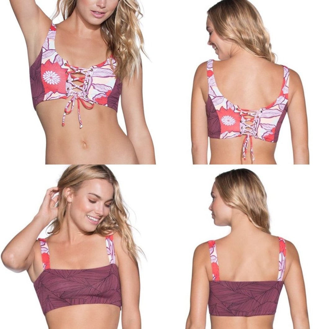 Maaji Maaji Swim SCARLET CACIQUE 4 Way Bikini Top – PerfectKini