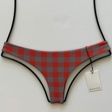 Acacia Swimwear Ho'okipa Bikini Bottom – Red Check Gingham