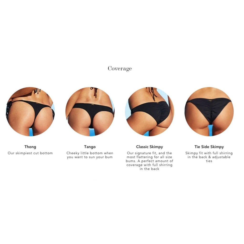 Beach Bunny Swimwear Chrissy Micro Tango Bikini Bottom | Alternate view
