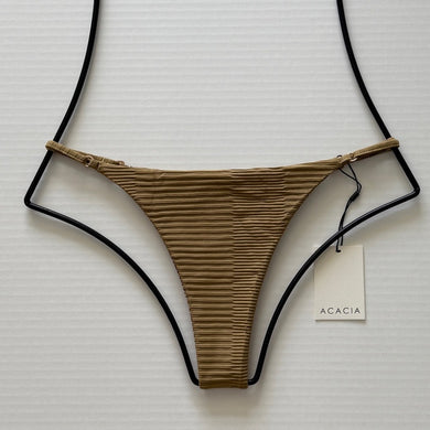 acacia swimwear Acacia Ralphy  Bikini Bottom - Palm Dual Ribbed - High Cut, Minimal Coverage – PerfectKini
