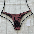 MIKOH Swimwear Praia Modern Skimpy Side Bikini Bottom | Front view