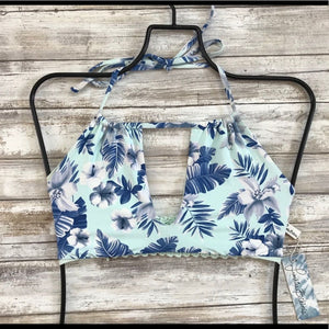 Frankie's Bikinis Frankie’s Bikinis Hawaiian Mist KOA Bikini Top – PerfectKini