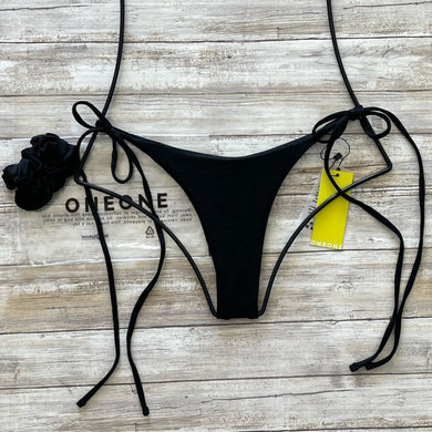 OneOne Swimwear OneOne Swim ARIEL Skimpy Tie Side Bikini Bottom - Midnight - Medium – PerfectKini