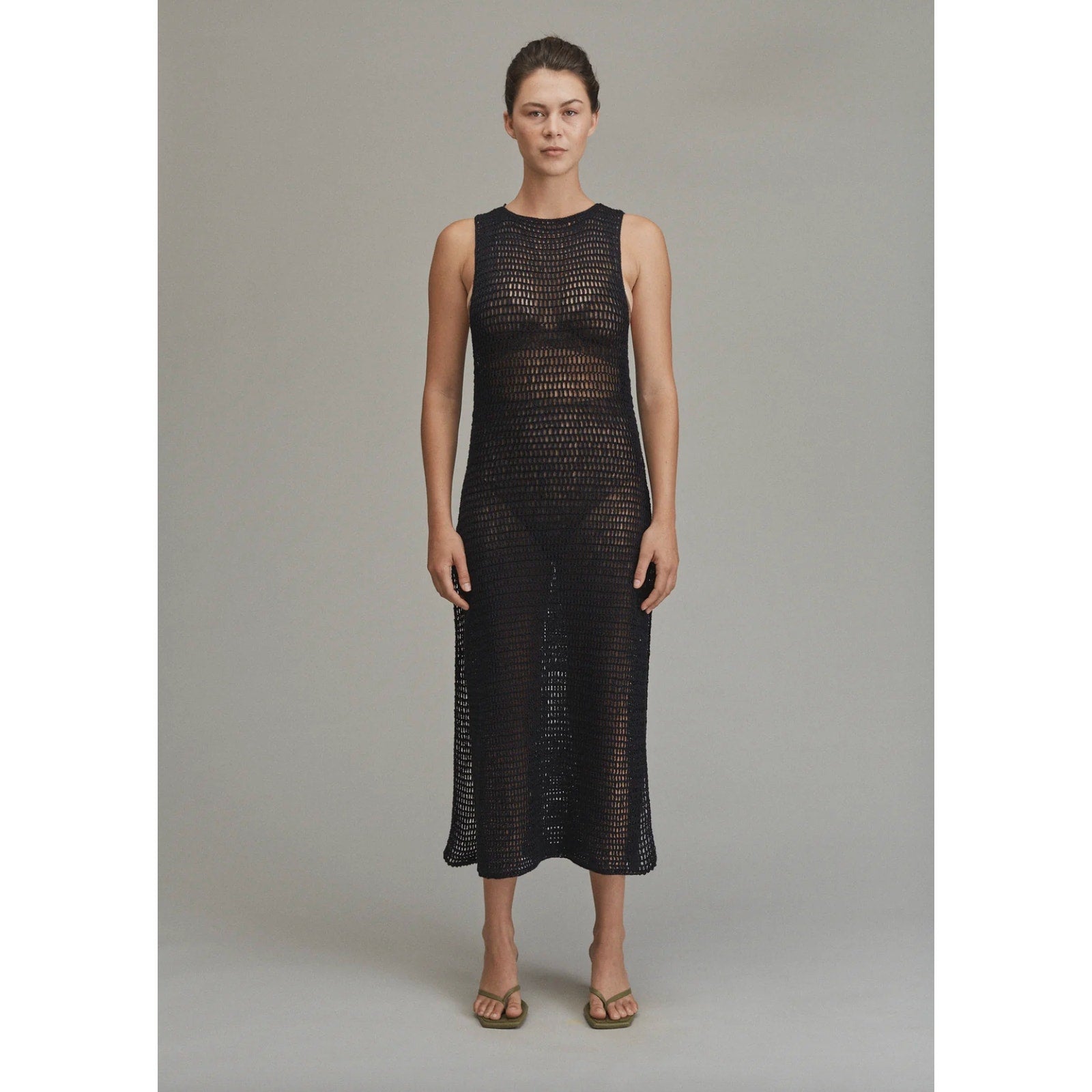 Acacia Swimwear Sybil Crochet Dress - Licorice