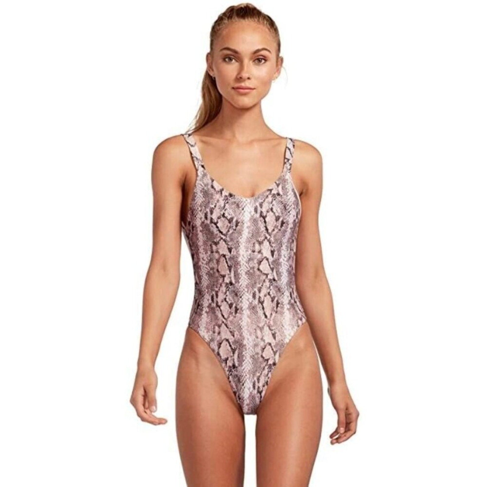 Vitamin A Swimwear Leah One Piece - Levisa Snake | Alternate view