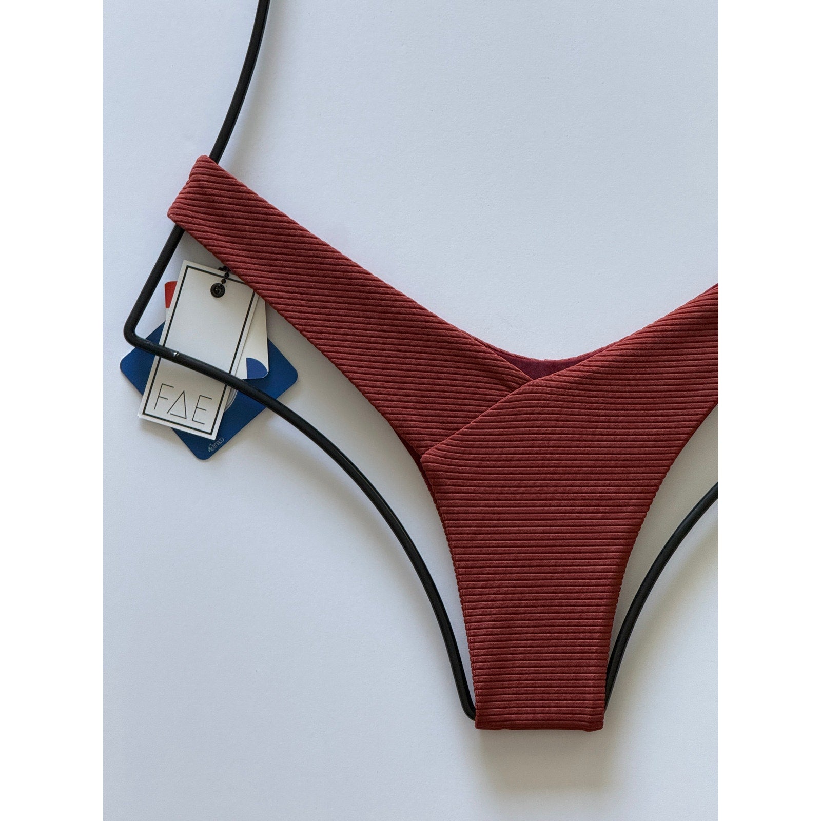 FAE Swim Vada Bikini Bottom - Clay | Back view