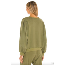 Acacia Swimwear Nora Organic Terry Sweatshirt - Basil