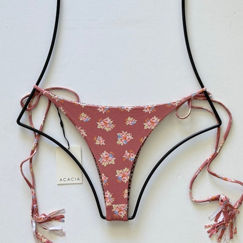 Acacia Swimwear Lauie Tie Side Bikini Bottom - Dulce | Alternate view