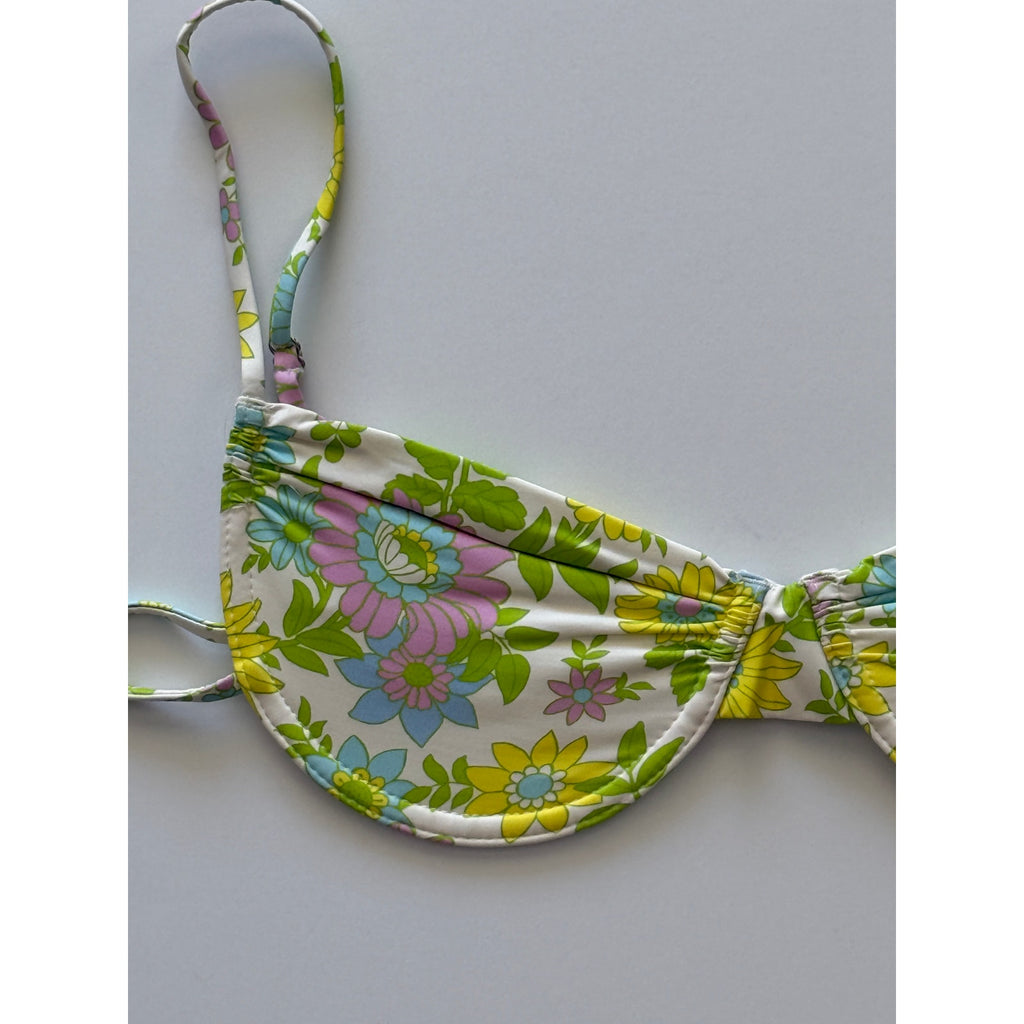 Frankies Bikinis Maggie Underwire Bikini Top - Secret Garden | Alternate view