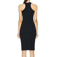Leset Kelly Black Racerback Midi Dress - Black
