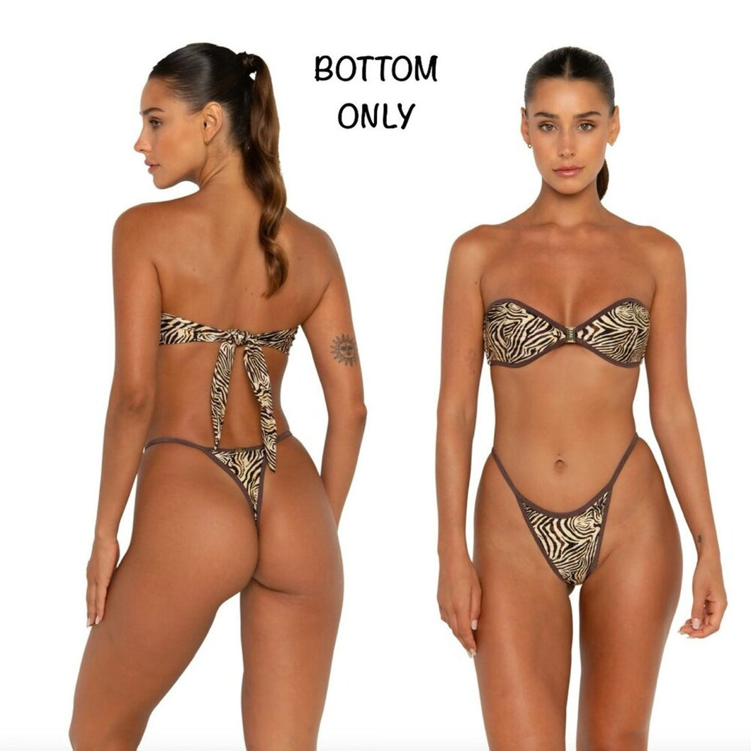Fae Swimwear FAE Swim JONES Thong Bikini Bottom - Wilde - Minimal Coverage - Brazilian - REPREVE® – PerfectKini