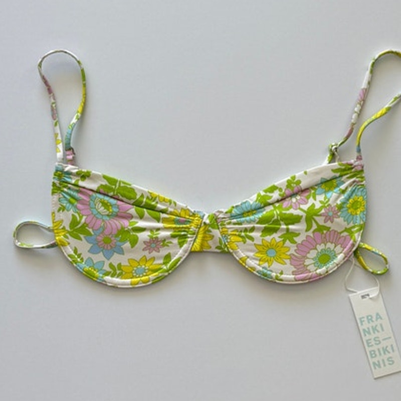 Frankies Bikinis Maggie Underwire Bikini Top - Secret Garden | Alternate view