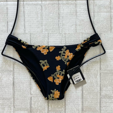Vix ViX Swim Black FLOWER LOOP Full Bikini Bottom – PerfectKini