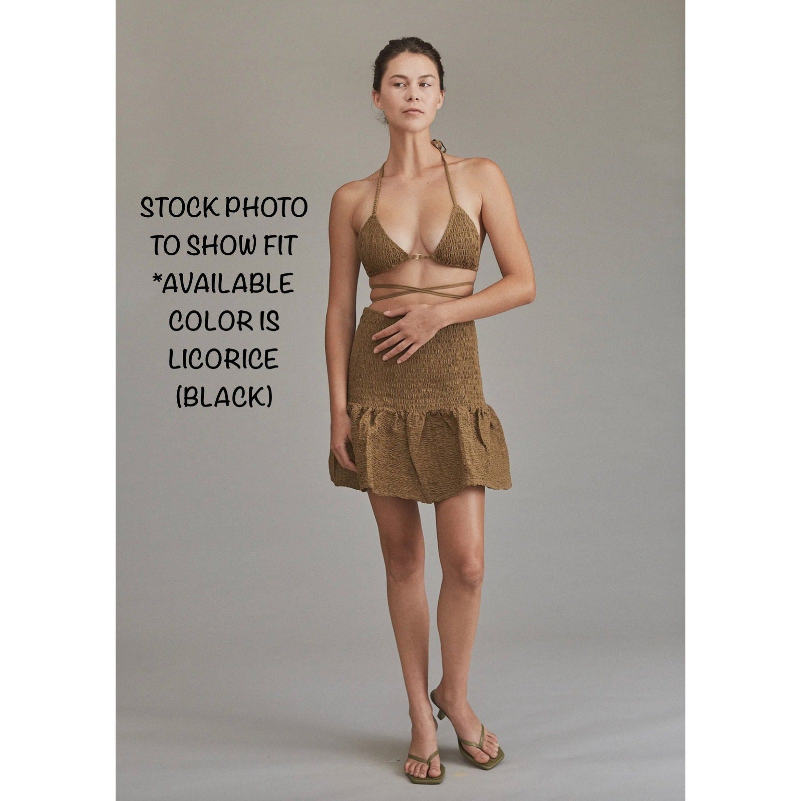 Acacia Swimwear Tove Skirt - Licorice