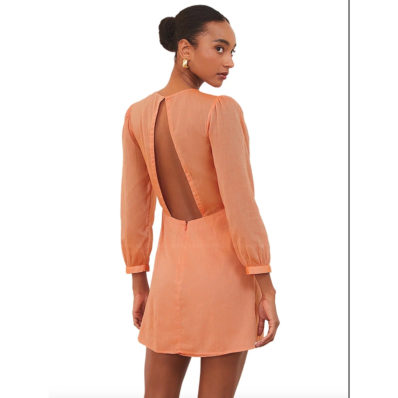 ViX Swimwear Amelia Short Dress – Orange