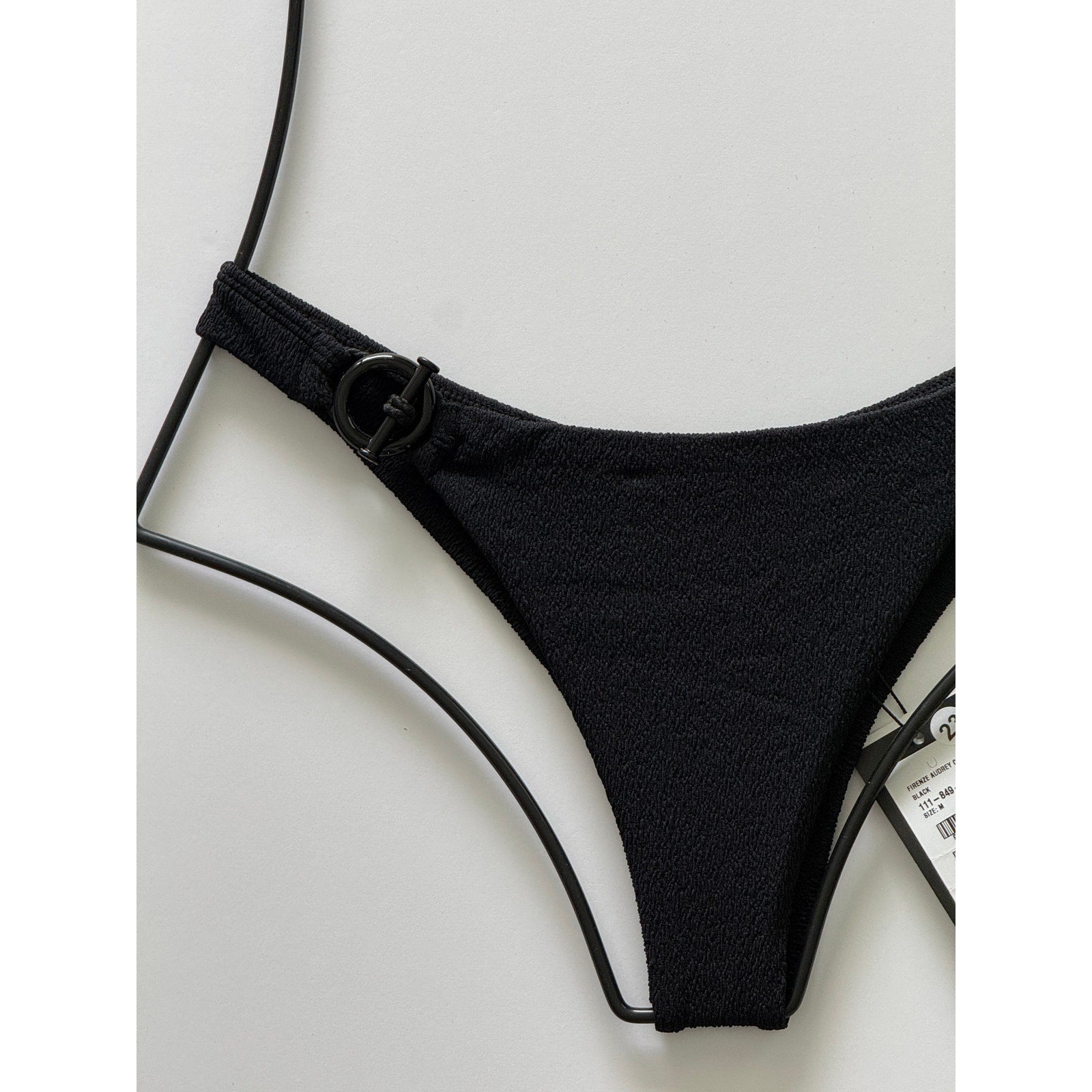 ViX Paula Hermanny ViX Swimwear Audrey Cheeky Bikini Bottom - Black | Alternate view