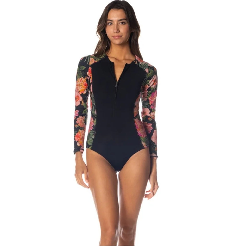 Maaji Swim Grandma's Vintage Triton Surf One Piece | Front view