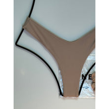 OneOne Swimwear Heidi Cheeky Bikini Bottom - Sand Ribbed