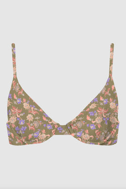 Acacia Swimwear Acacia Swimwear MANHATTAN Bikini Top - Lovina - Underwire - XL - NWT – PerfectKini