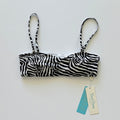 Beach Bunny Swimwear London Bralette Bikini Top - Zebra | Front view