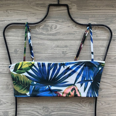 l*space L*Space Electric Palm REBEL Bandeau Bikini Top – PerfectKini
