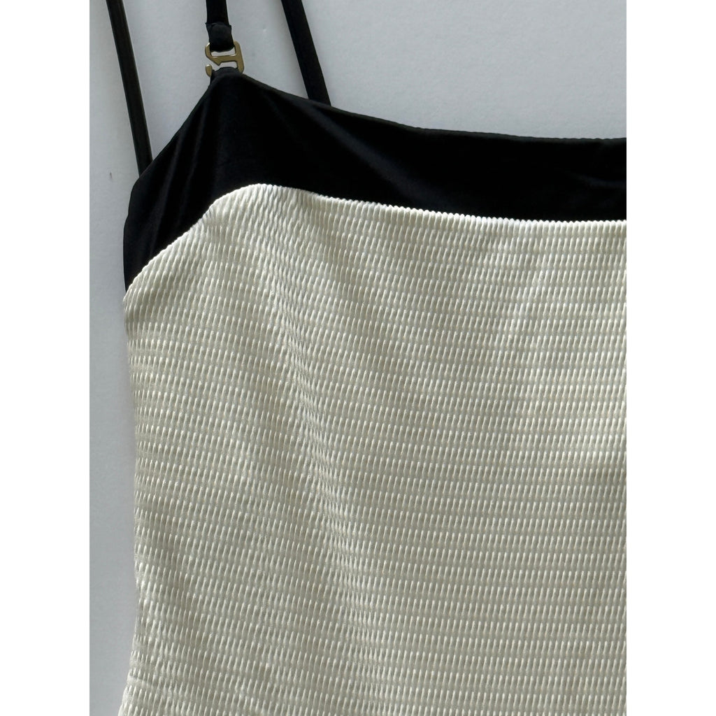 Vitamin A Swimwear Dea Bandeau One Piece - EcoTex Ibiza White | Alternate view