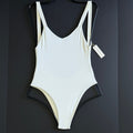Vitamin A Swimwear Leah One Piece - White EcoLux | Front view