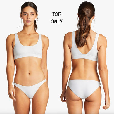 Vitamin A Vitamin A Swim White EcoRib SIENNA Tank Bikini Top – PerfectKini