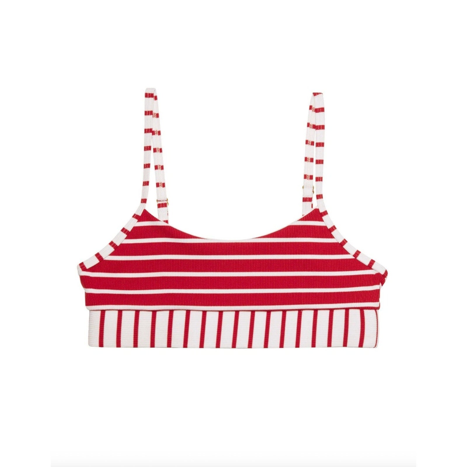 Beach Bunny Swimwear Emerson Bralette Bikini Top - Red | Alternate view