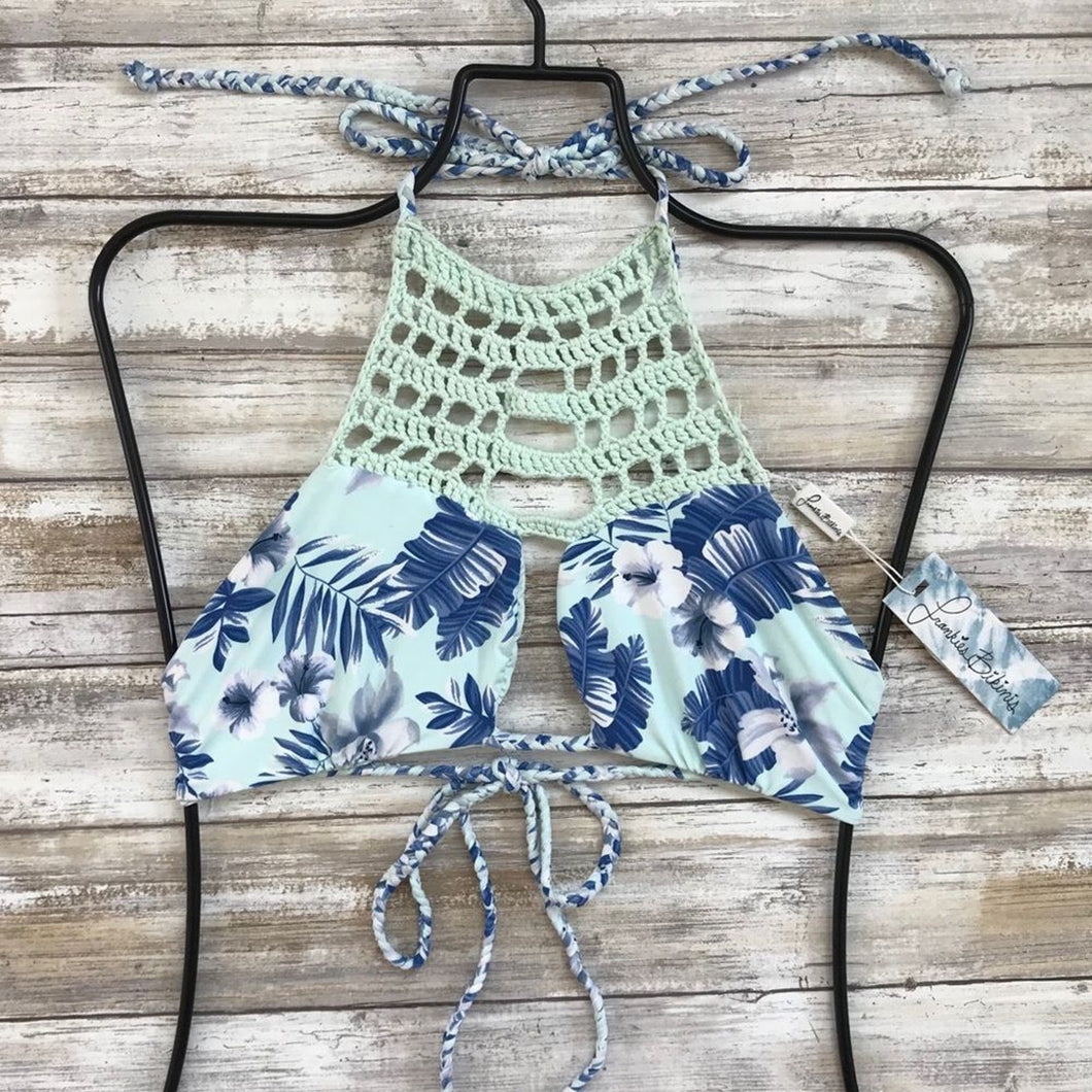 Frankie's Bikinis Frankie's Bikinis Hawaiian Mist MIMI Bikini Top – PerfectKini