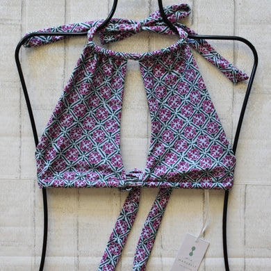 Mia Marcelle Swimwear Mia Marcelle Swim MARILYN Boho High Neck Bikini Top – PerfectKini