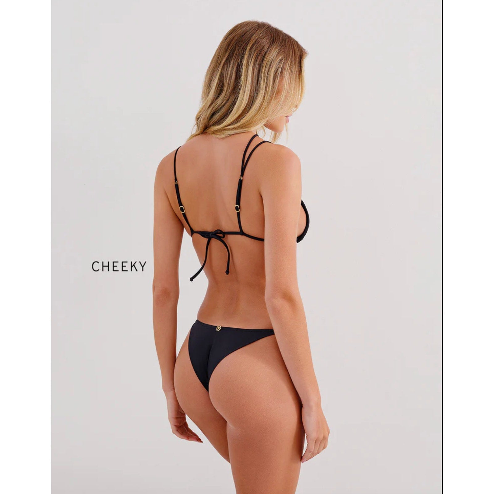 ViX Paula Hermanny ViX Swim Nara Parallel Tri Bikini Top in Black | Alternate view