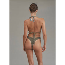 Acacia Swimwear Brazil Smocked Bikini Bottom in Hinahina