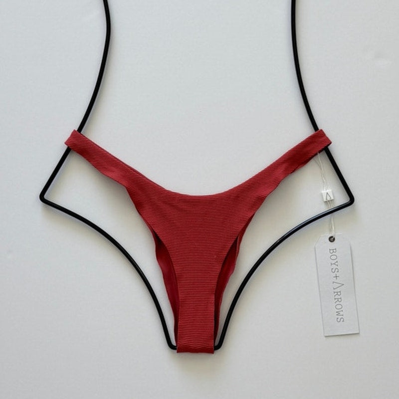 Boys + Arrows Leggy Peggy Bikini Bottom - Ready or Not | Front view