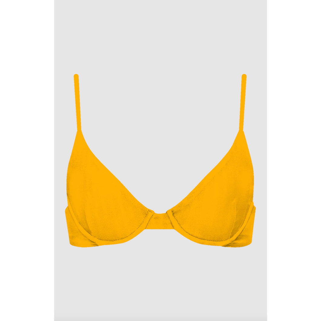 Acacia Swimwear Manhattan Bikini Top in Mango