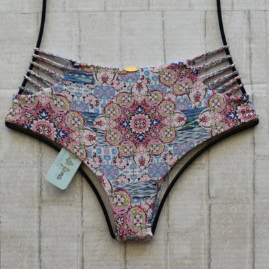 Luli Fama Luli Fama AZUCAR DELICIA High Waist Bikini Bottom – PerfectKini