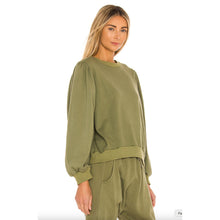 Acacia Swimwear Nora Organic Terry Sweatshirt - Basil