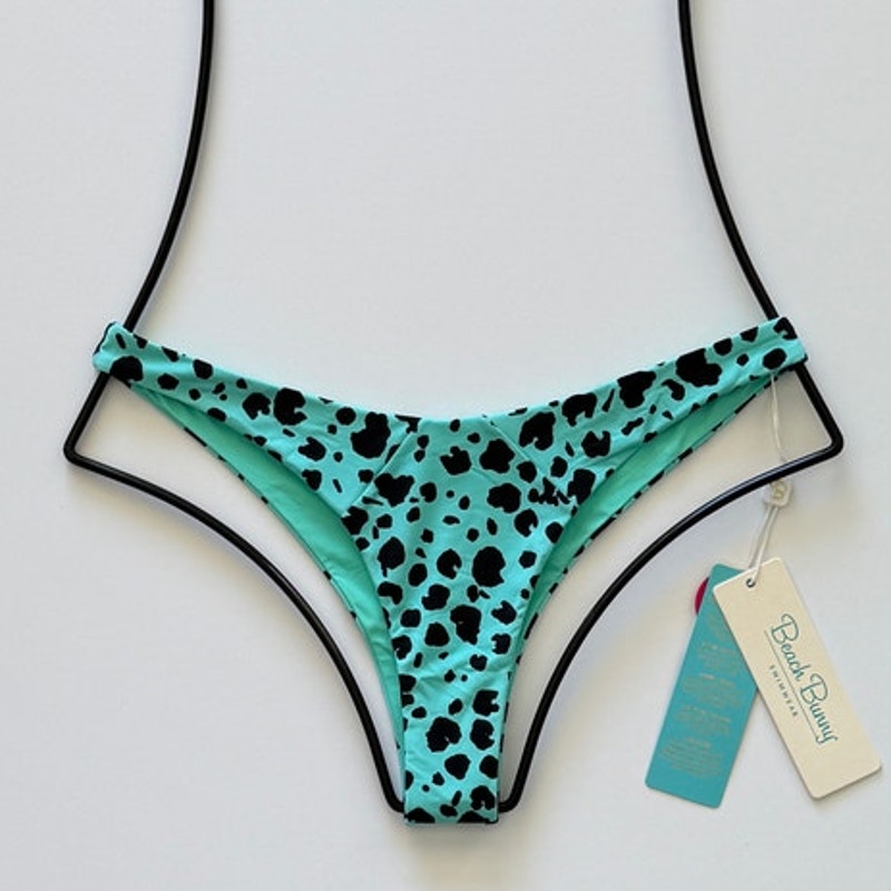 Beach Bunny Swimwear Sydney Tango Bikini Bottom - Animal | Front view