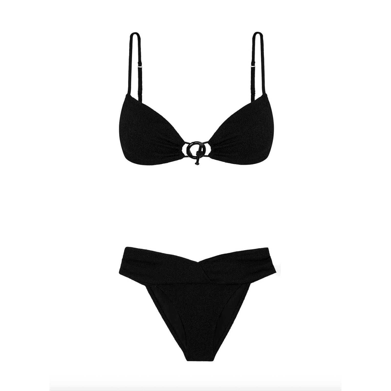 ViX Paula Hermanny ViX Swimwear Firenze Audrey Erin Bralette Bikini Top - Black | Alternate view