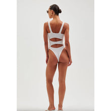 Ronny Kobo x Reina Olga Corset Knot One Piece in White