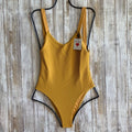 Vitamin A Swimwear x Fred Segal Honeycomb BioRib Louise One Piece | Front view