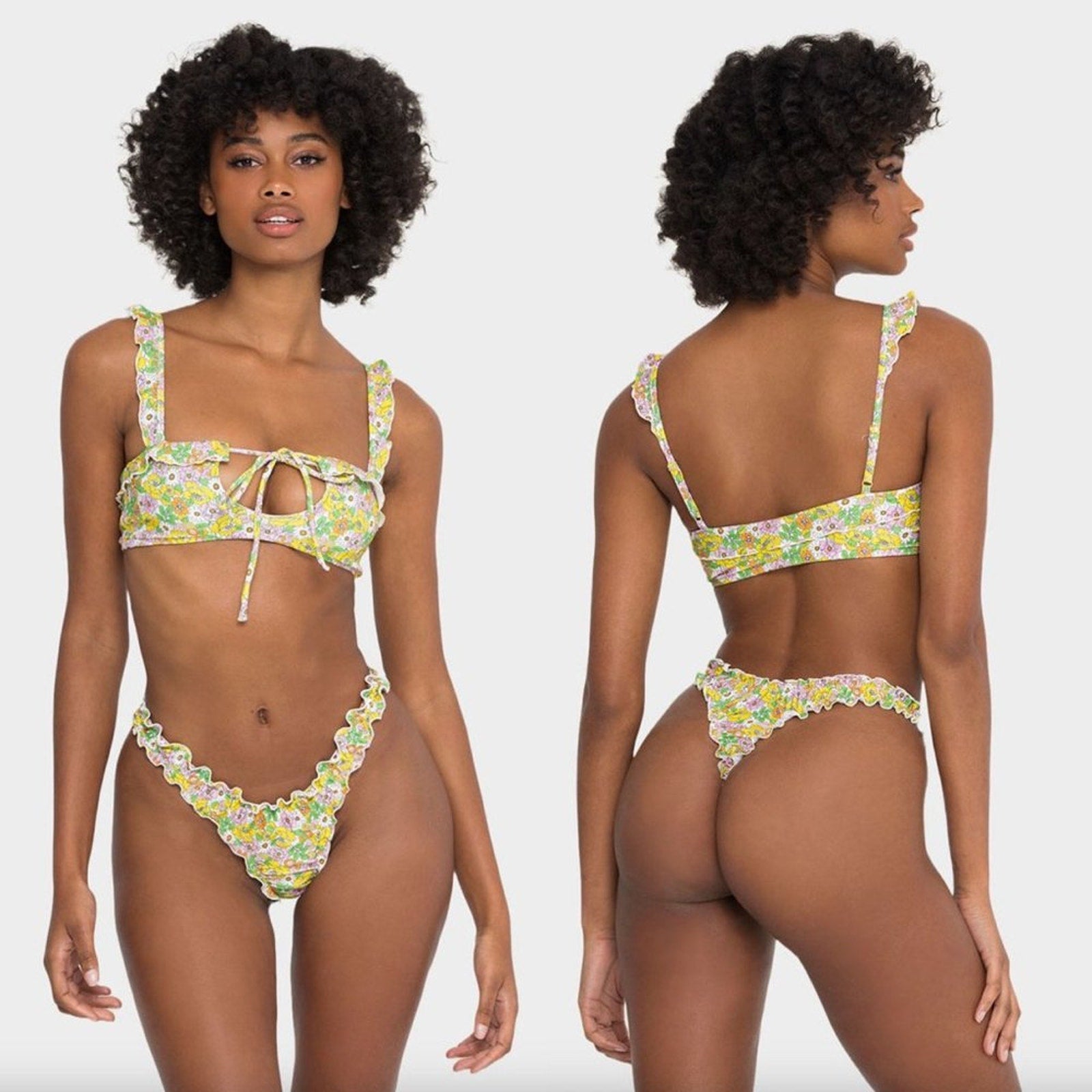 Khassani Mini Flowers Alma Bikini Set