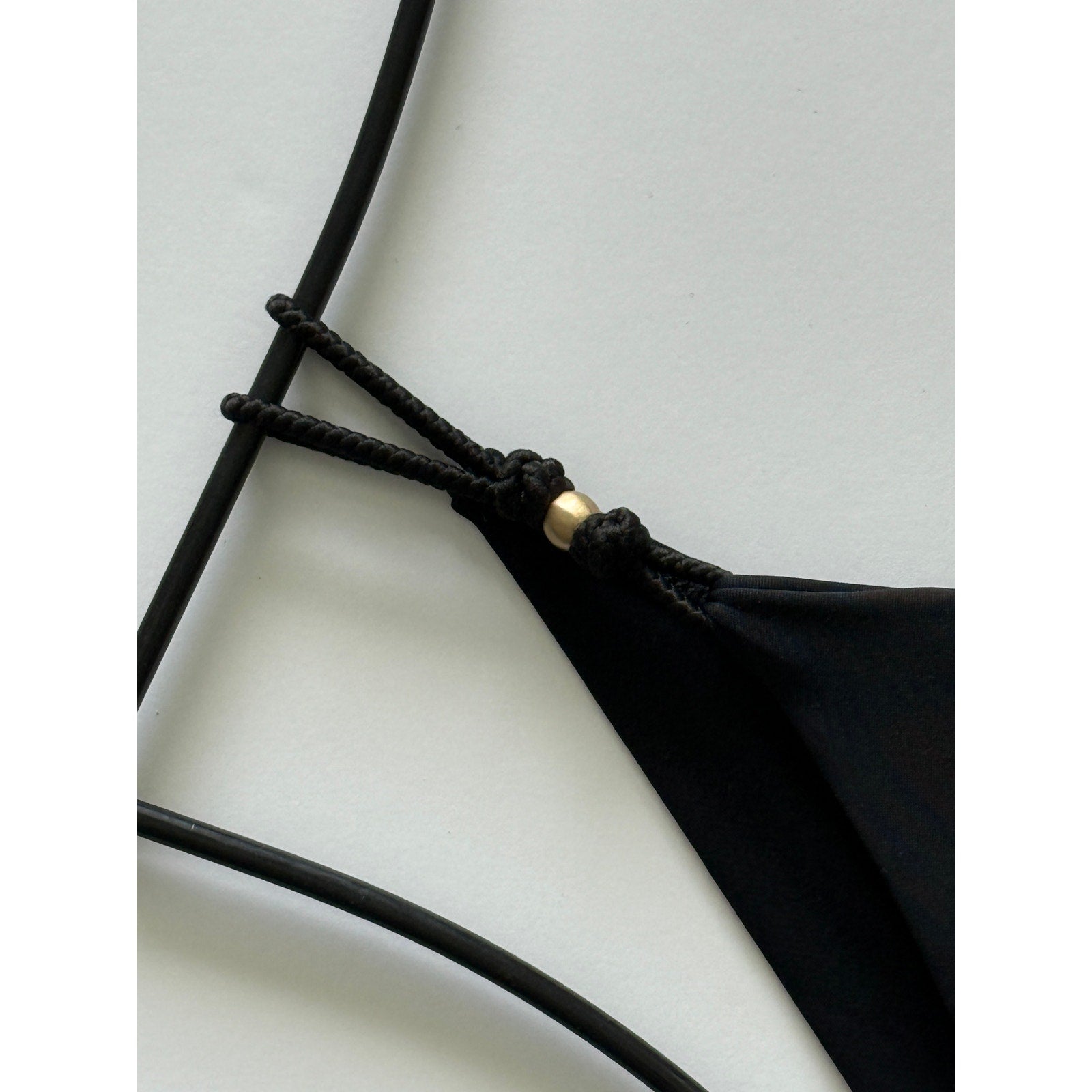 ViX Paula Hermanny ViX Swimwear Gi Detail Cheeky Bikini Bottom - Black | Alternate view