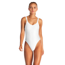 Vitamin A Swimwear Leah One Piece - White EcoLux