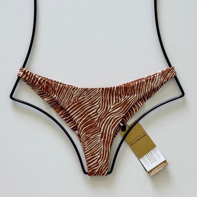 ViX ViX Swimwear MAZA Basic Bikini Bottom - Zebra Print - Cheeky - Large - NWT – PerfectKini